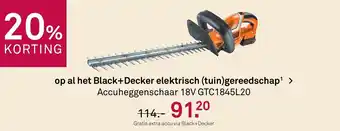 op al het Black+Decker elektrisch (tuin) gereedschap