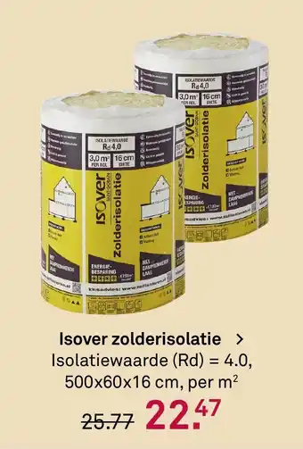 Isover zolderisolatie