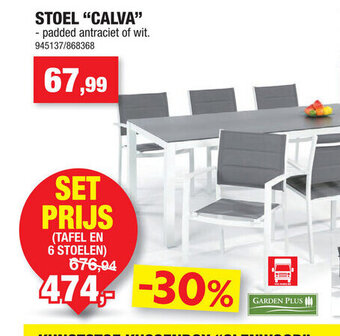Hubo Stoel "Calva" aanbieding