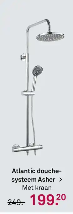 Karwei Atlantic douche systeem Asher aanbieding