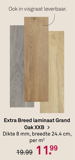 Karwei Extra Breed laminaat Grand Oak XXB aanbieding