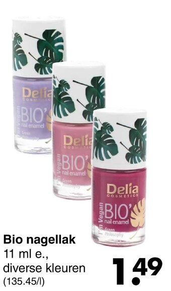 Wibra Bio nagellak aanbieding