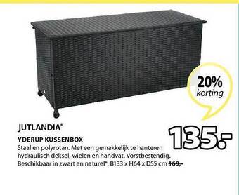 Jysk Yderup Kussenbox aanbieding