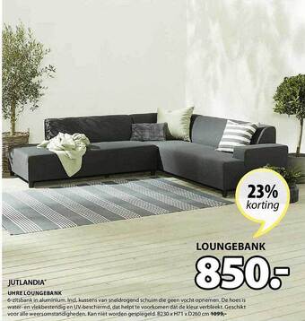 Jysk Uhre Loungebank aanbieding