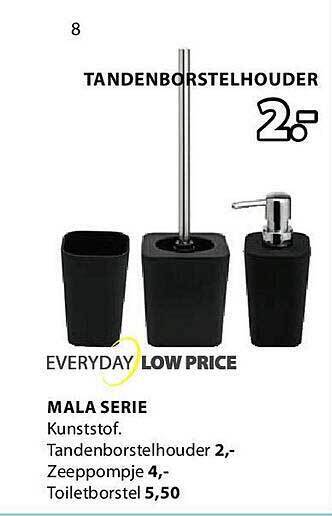 Jysk Mala Serie Tandenborstelhouder aanbieding