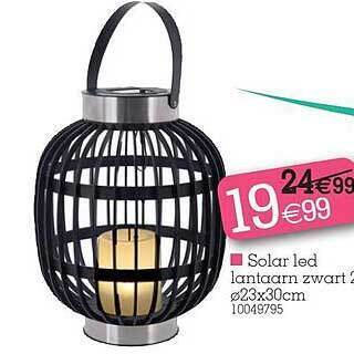 Yess Solar Led Lantaarn aanbieding