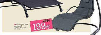 Yess Hangzetel Met Zonnedak aanbieding