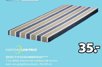 Jysk Basic F10 Schuimmatras aanbieding