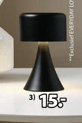 Jysk Jacob Lamp op Batterijen aanbieding