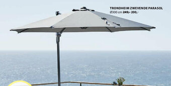 Jysk Trondheim Zwevende Parasol aanbieding