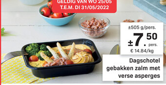 Buurtslagers Dagschotel Gebakken Zalm met Verse Asperges aanbieding