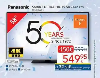 Eldi Panasonic Smart Ultra Hdtv 58 aanbieding