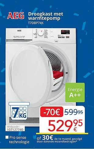 Eldi Aeg Droogkast Met Warmtepomp aanbieding