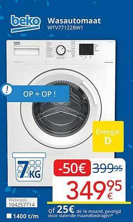 Eldi Beko Wasautomaat aanbieding