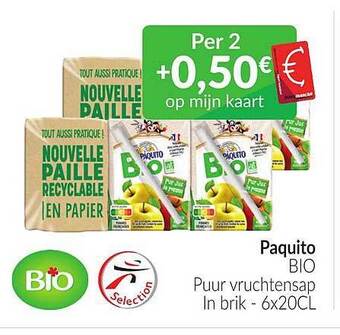 Intermarché Paquito Bio aanbieding