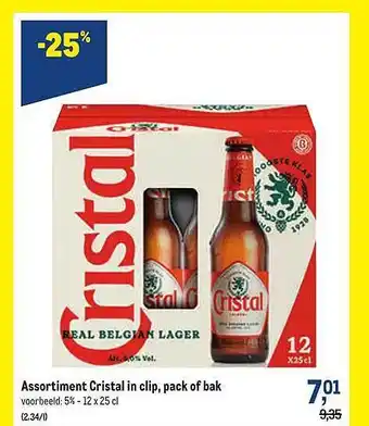 Makro Assortiment Cristal In Clip, Pack Of Bak aanbieding