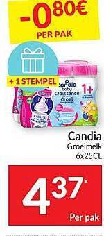 Intermarché Candia Groeimelk aanbieding