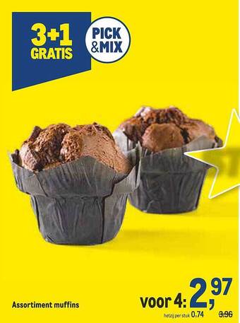 Makro Assortiment Muffins aanbieding