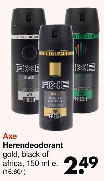 Axe Herendeodorant