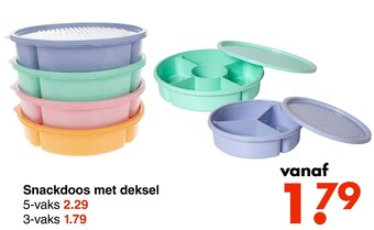Snackdoos met deksel