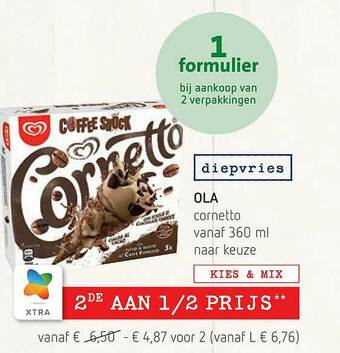 Spar Ola Cornetto aanbieding