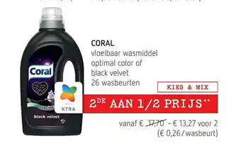 Coral Vloeibaar Wasmiddel Black Velver