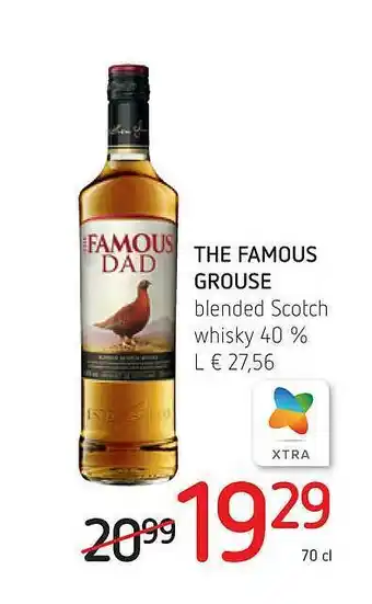 Spar The Famous Grousse Blended Scotch Whisky aanbieding