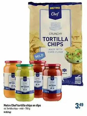 Makro Tortilla chips - mild aanbieding