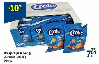 Makro Croky chips paprika aanbieding