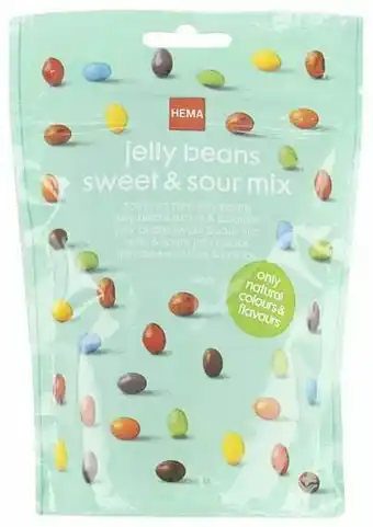 HEMA Zoete En Zure Jellybeans - 200 Gram