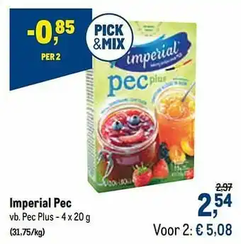 Makro Imperial pec pec plus aanbieding