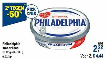 Makro Philadelphia smeerkaas original aanbieding