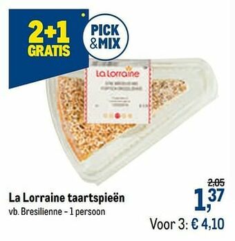 La lorraine taartspieën bresilienne
