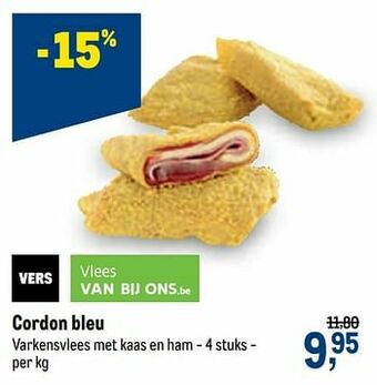 Makro Cordon bleu aanbieding