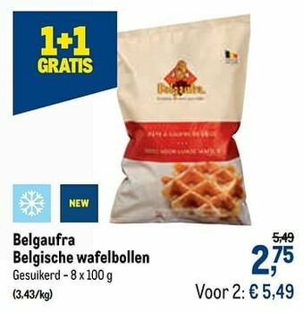 Makro Belgaufra belgische wafelbollen aanbieding