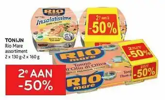 Tonijn rio mare 2e aan -50%
