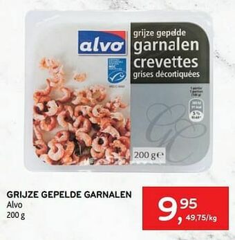 Alvo Grijze gepelde garnalen alvo aanbieding