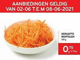 Geraspte wortelen