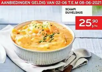 Alvo Scampi duivelsaus aanbieding