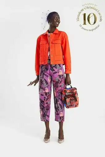 Desigual Jack met geprinte contouren - RED - L aanbieding