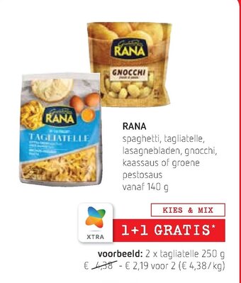 Spar Colruyt Rana aanbieding