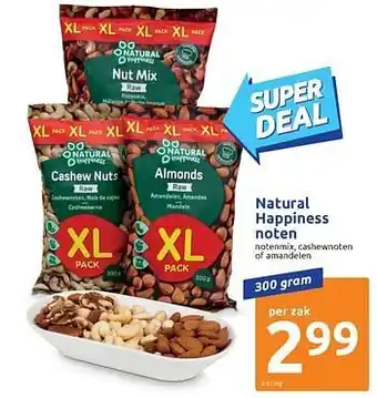Action Natural happiness noten aanbieding