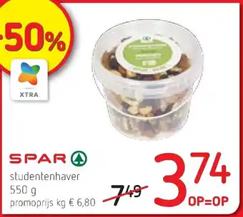 Spar Colruyt Spar studentenhaver 550g aanbieding