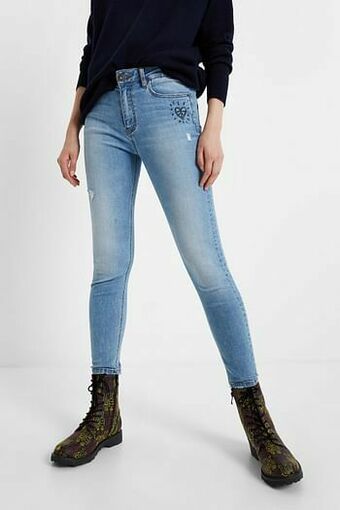 Desigual Skinny jeans - BLUE - 28 aanbieding