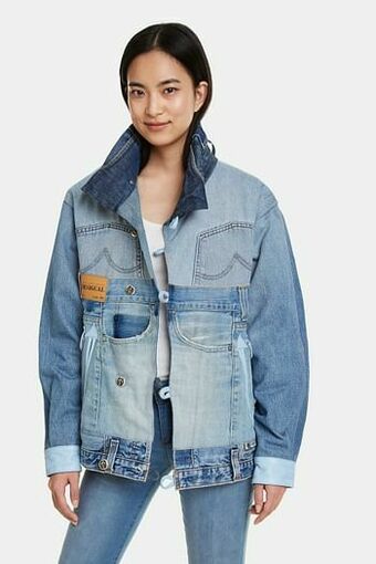 Desigual Iconic Jacket Mickey Mouse - BLUE - M aanbieding