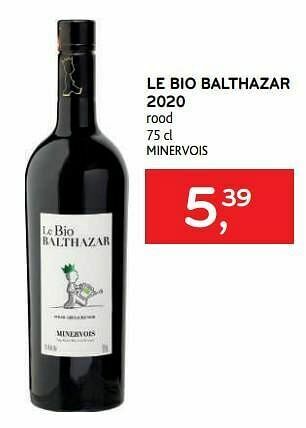 Alvo Le bio balthazar 2020 rood aanbieding