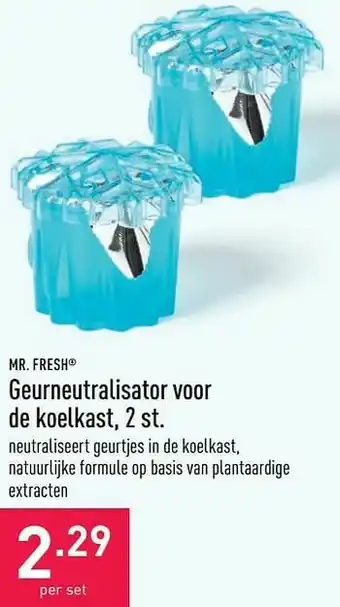Geurneutralisator voor de koelkast