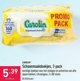 ALDI Schoonmaakdoekjes aanbieding