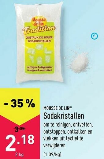 ALDI Sodakristallen aanbieding
