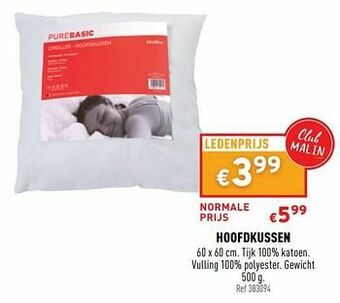 Trafic Hoofdkussen aanbieding